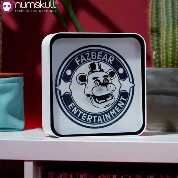 Numskull Five Nights at Freddy's - Freddy Fazbear Acrylic Desk Lamp / Wall Light